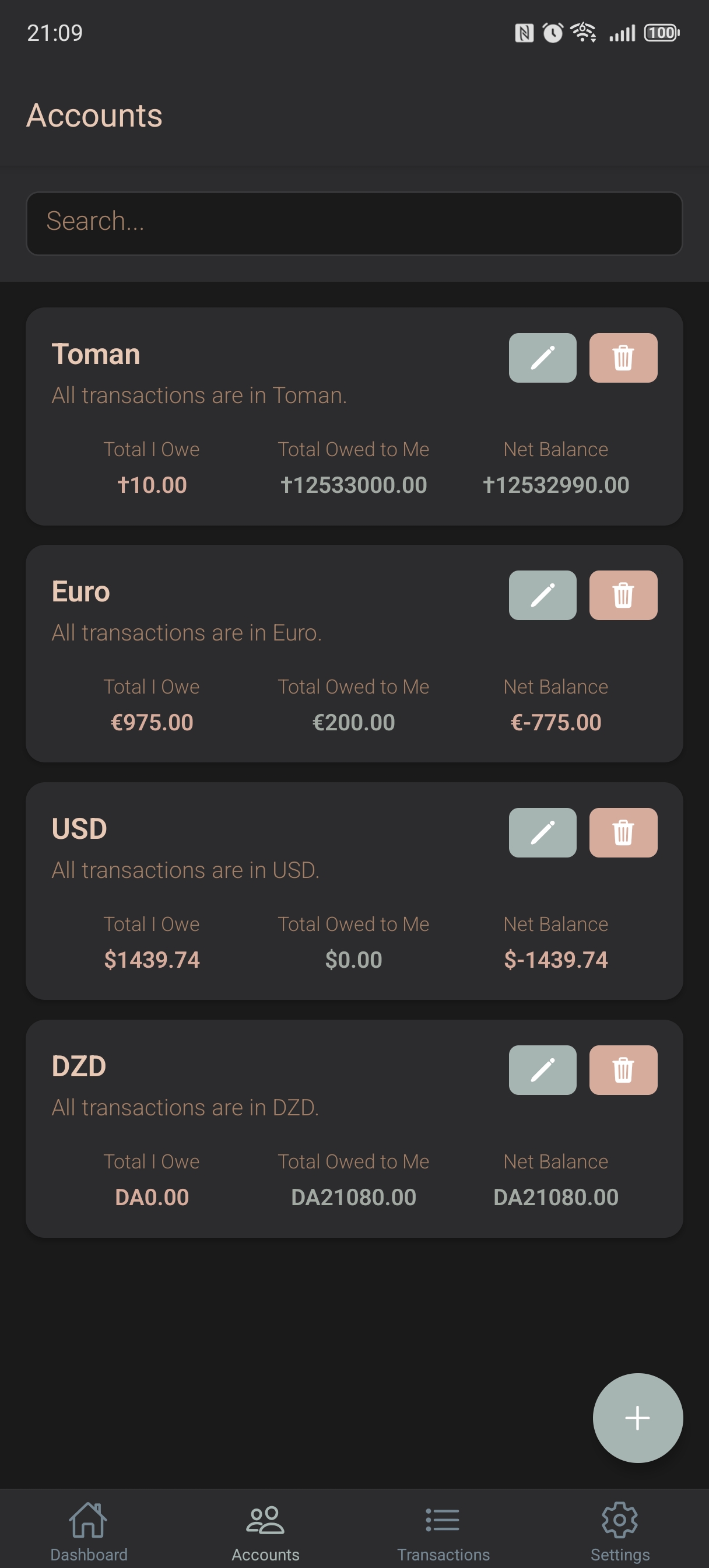 LedgerWell Screenshot 2